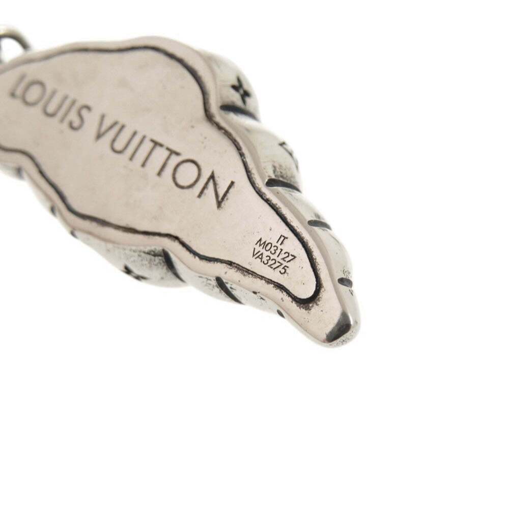 LOUIS VUITTON Silver Necklace - Picture 4 of 9